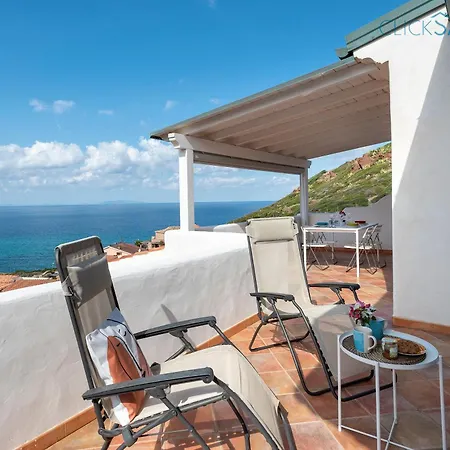 Castel Sardo Grande Attico Con Spettacolare Vista Mare Veranda E Διαμέρισμα