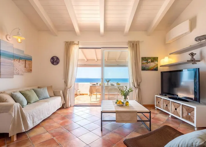 公寓 Castel Sardo Grande Attico Con Spettacolare Vista Mare Veranda E