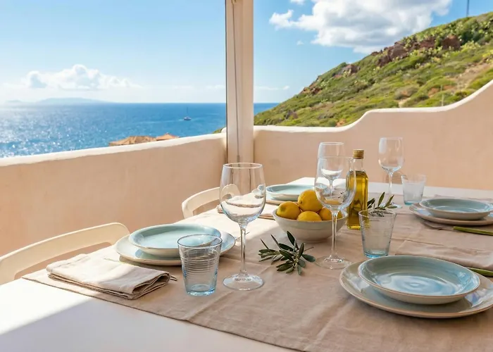 公寓 Castel Sardo Grande Attico Con Spettacolare Vista Mare Veranda E *