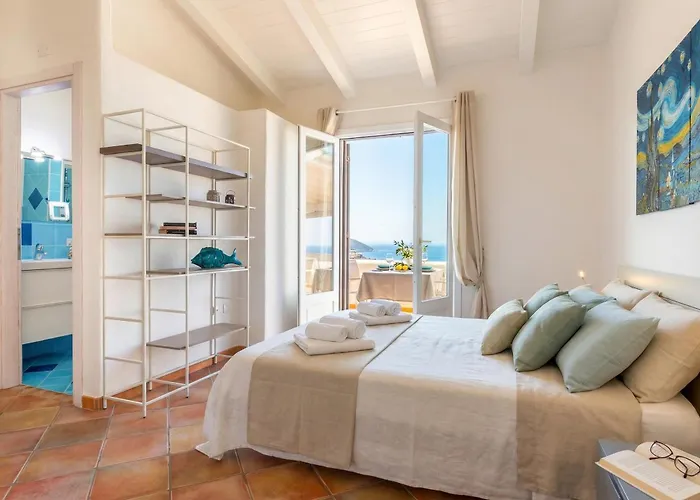 公寓 Castel Sardo Grande Attico Con Spettacolare Vista Mare Veranda E 卡斯特尔萨多